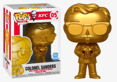 Gold Colonel Sanders Funko Pop, HD Png Download, Free Download