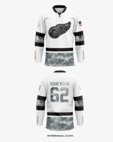 Veteran Owned Business Roundtable Hockey Jersey - Long-sleeved T-shirt, HD Png Download, Free Download