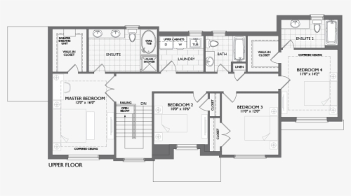 Fendi- Upper Floor - Floor Plan, HD Png Download, Free Download