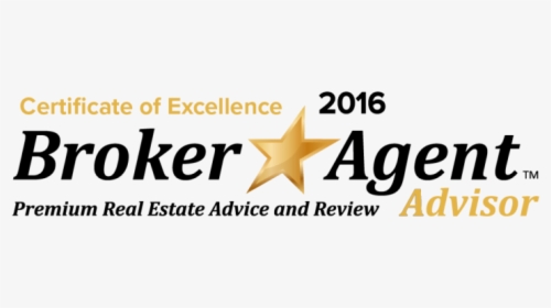 2016 Certificate Of Excellence By Broker Agent Advisor - Amber, HD Png Download, Free Download