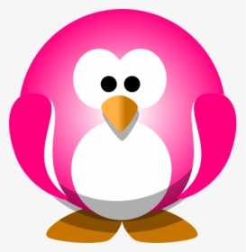 Clipart Pink Penguin, HD Png Download, Free Download