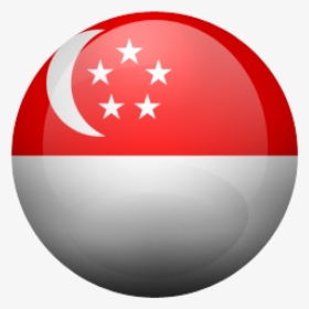 Computer Data Protection & Filing - Singapore Flag Sphere Png, Transparent Png, Free Download