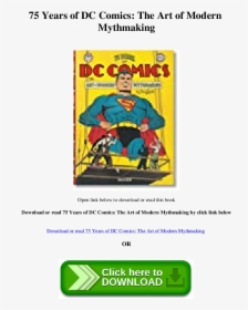 75 Years Of Dc Comics, HD Png Download, Free Download