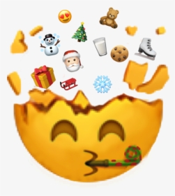 #christmas #emoji #iphone #gif #santa #boom #🤯 #freetoedit, HD Png Download, Free Download