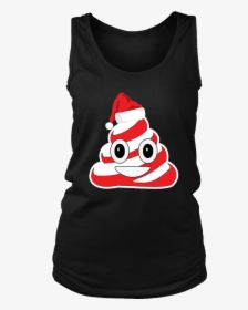 Candy Cane Poop Emoji Shirt Funny Christmas Santa Tee - Shirt, HD Png Download, Free Download