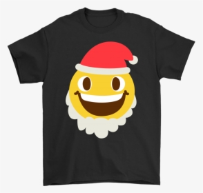 Funny Christmas Costume Cute Emoji Santa Claus Smile - Funny Philadelphia Eagles Shirts, HD Png Download, Free Download
