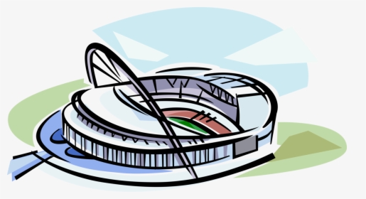Vector Illustration Of Wembley Football Stadium, Wembley,, HD Png Download, Free Download