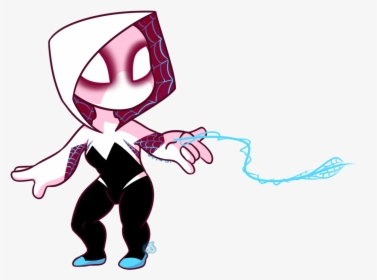 Spider Gwen Animated Gif , Png Download - Spider Gwen Chibi Png, Transparent Png, Free Download