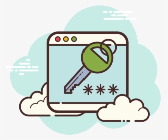 Cloud Icon - Forgot Password Icon, HD Png Download, Free Download