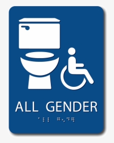 All Gender Ada Restroom Sign, HD Png Download, Free Download