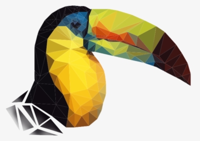 Tukan Polygon Clipart , Png Download - Polygonal Animal Art, Transparent Png, Free Download