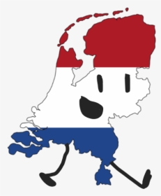 Battle For Dream Island Wiki - Amsterdam Netherlands Map Flag, HD Png Download, Free Download