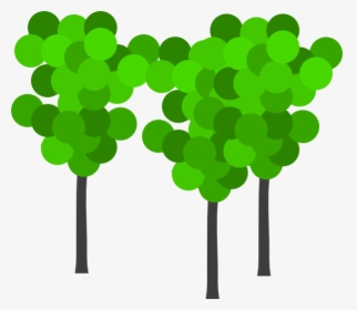 3 Vector Leafy Tree - Cartoon Tree, HD Png Download, Free Download