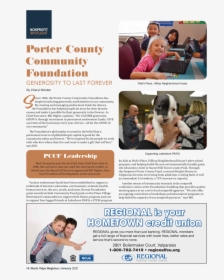 Pccf Article North Valpo Neighbors & South Valpo Neighbors - Brochure, HD Png Download, Free Download