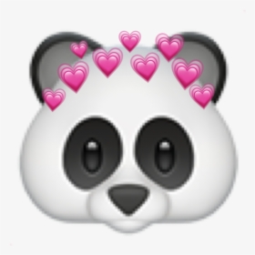 #emoji #iphoneemoji #panda #pandaemoji #pandalove #cute - パンダ 絵文字, HD Png Download, Free Download