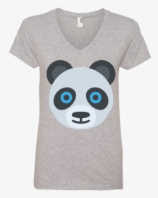Panda Face Emoji Ladies - Fan Shirts For Volleyball, HD Png Download, Free Download