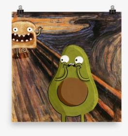 Guacardo Scream Luster Paper Poster"  Class="lazyload - Munch Scream, HD Png Download, Free Download