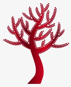 This Free Icons Png Design Of Colorful Valentine Hearts - Colorful Tree With Branches With Transparent Background, Png Download, Free Download