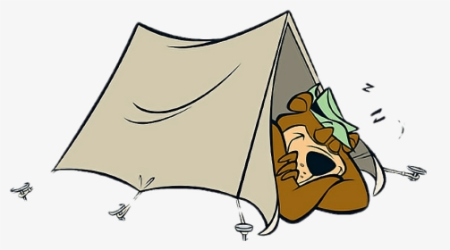 #yogibear #tent #camping - Yogi Bear Sleeping, HD Png Download, Free Download