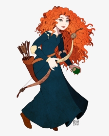 Collection Of Free Merida Drawing Art Download On Ui - Merida, HD Png Download, Free Download