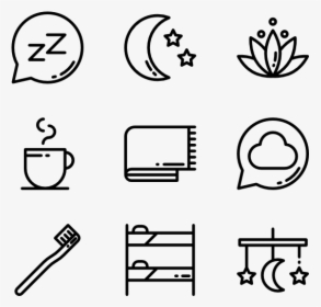 Sleep Icons Vector, HD Png Download, Free Download