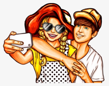 #amor #pareja #novios #amigos #selfie, HD Png Download, Free Download