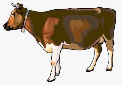 Cattle Vector Dairy Cow - Brown Cow Clip Art, HD Png Download, Free Download
