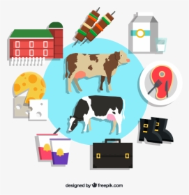 Transparent Cow Vector Png - Cattle, Png Download, Free Download