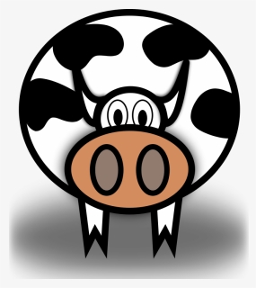 Cow Png Clip Arts - Cartoons With Big Nostrils, Transparent Png, Free Download
