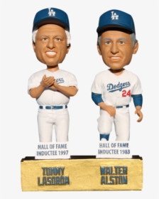 Tommy Lasorda Walter Alston Dual La Dodgers Sga Los - Los Angeles Dodgers, HD Png Download, Free Download