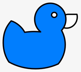 Blue Rubber Duck Cartoon, HD Png Download, Free Download