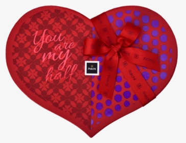 Medium Red Heart Chocolate Gift Box - Heart, HD Png Download, Free Download