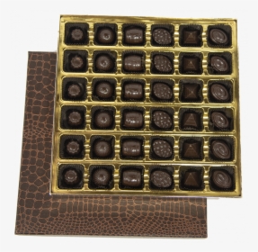 Handmade Dark Chocolate Praline Gift Box, 36 Piece - Illustration, HD Png Download, Free Download
