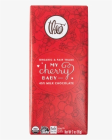 Theo My Cherry Baby 45% Milk Chocolate 3 Oz Bar - Theo Chocolate, HD Png Download, Free Download