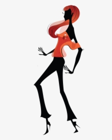 Fashion Girls Woman Dance - Girl Dancing Animated Png, Transparent Png, Free Download