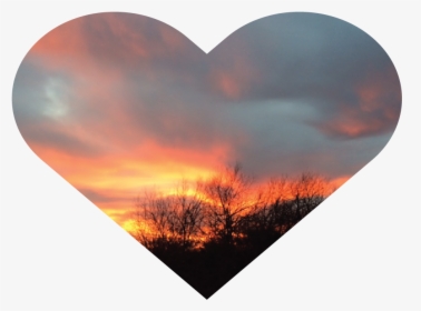 Sunset Heart - Heart, HD Png Download, Free Download