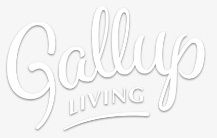 Gallup Living - Calligraphy, HD Png Download, Free Download