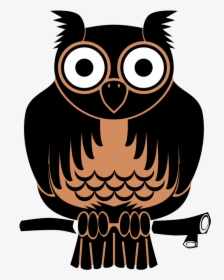 Silhouette Free Owl - بومة Png, Transparent Png, Free Download