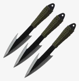 3 Piece Ninja Hunter Throwing Knives - Bowie Knife, HD Png Download, Free Download