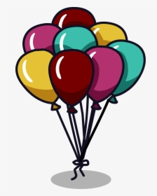Real Balloons Png - Club Penguin, Transparent Png, Free Download