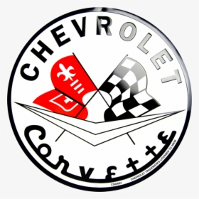 Chevrolet Corvette Circle Sign Clipart , Png Download - Chevrolet Corvette C1 Logo, Transparent Png, Free Download