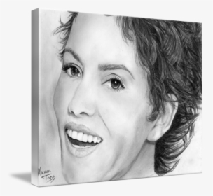 Pencil Drawing Of Celebrity Hallie Berry Face - Sketch, HD Png Download, Free Download