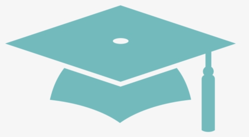 Graduation Cap Transparent Teal, HD Png Download, Free Download
