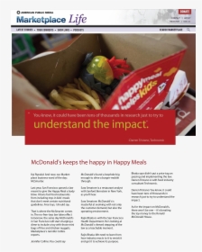 Happy Meal Toys , Png Download - Mcdonalds Happy Meal Inside, Transparent Png, Free Download