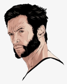 Wolverine Hugh Jackman Drawing, HD Png Download, Free Download