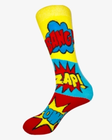 Sock Rocket Comic Book Socks - Sock, HD Png Download, Free Download