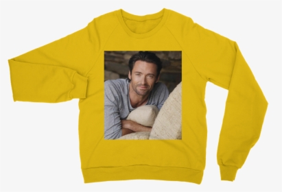 Hugh Jackman Smiling ﻿classic Adult Sweatshirt"  Class= - Sweater, HD Png Download, Free Download