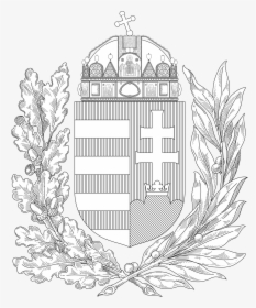 Hungarian Coat Of Arms Coloring Page, HD Png Download, Free Download