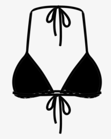 Black Bikini Tops Png, Transparent Png, Free Download