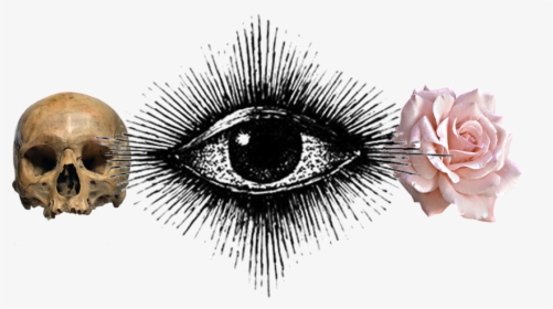 Dead - Eye - Rose - Eye Of Providence Aesthetic, HD Png Download, Free Download